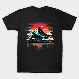 Mount Everest Mountain Design T-Shirt